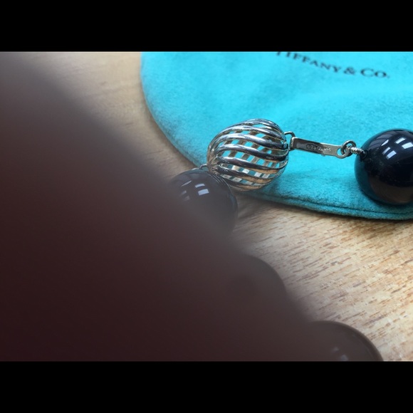 Tiffany and Co- Rare oversized onyx necklace - Picture 3 of 8